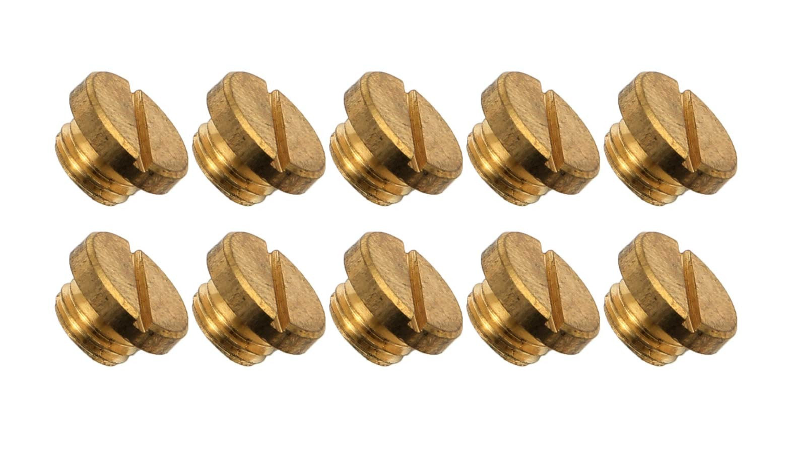 Advanced Engine Design 6332X Brass Sight Plug Set for Holley Carburetors