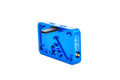 Advanced Engine Design 6585A Pro-Series CNC Metering Block for Dominator Series, Aluminum, Blue Anodized