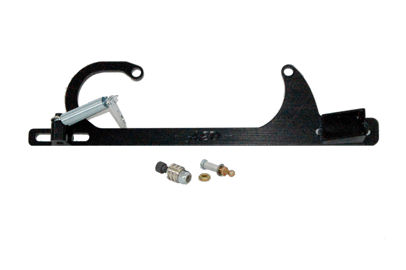 Advanced Engine Design 6601BK Ford Throttle Cable and Spring Bracket Kit with Aluminum Carb Mount and Return Spring