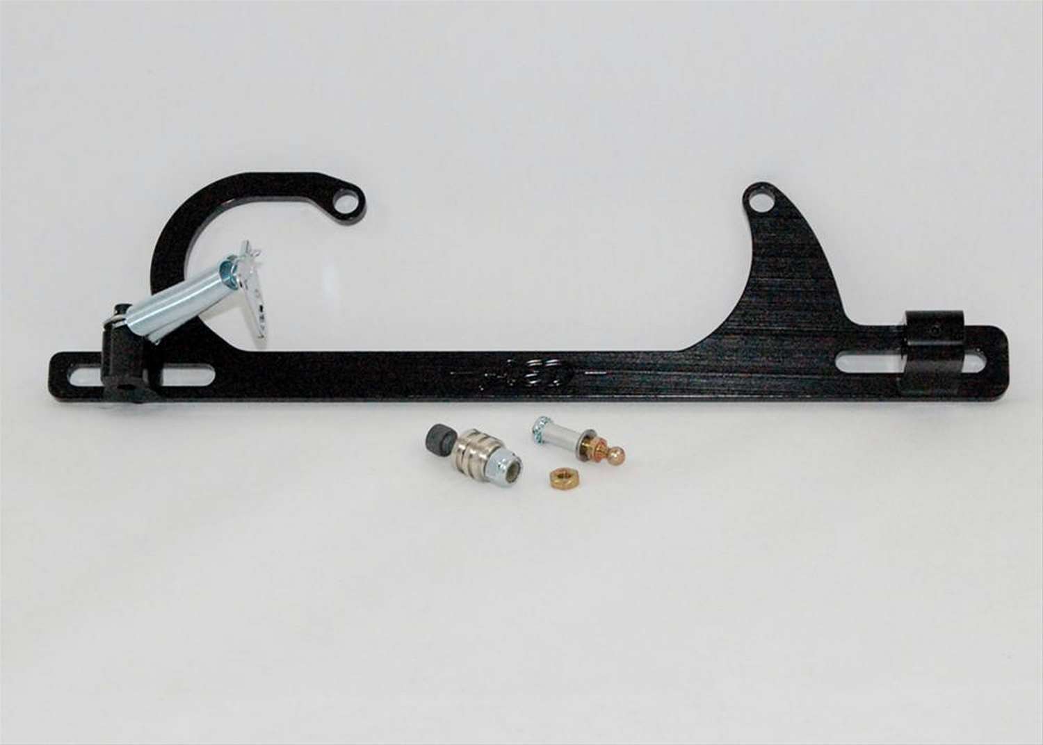 Advanced Engine Design Morse Throttle Cable and Spring Bracket 6602BK for Carbureted Engines, Aluminum Black Anodized, Square Bore Kit