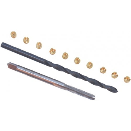 Advanced Engine Design Power Valve Channel Restricter Kit with Brass Restrictors and Drill Bit