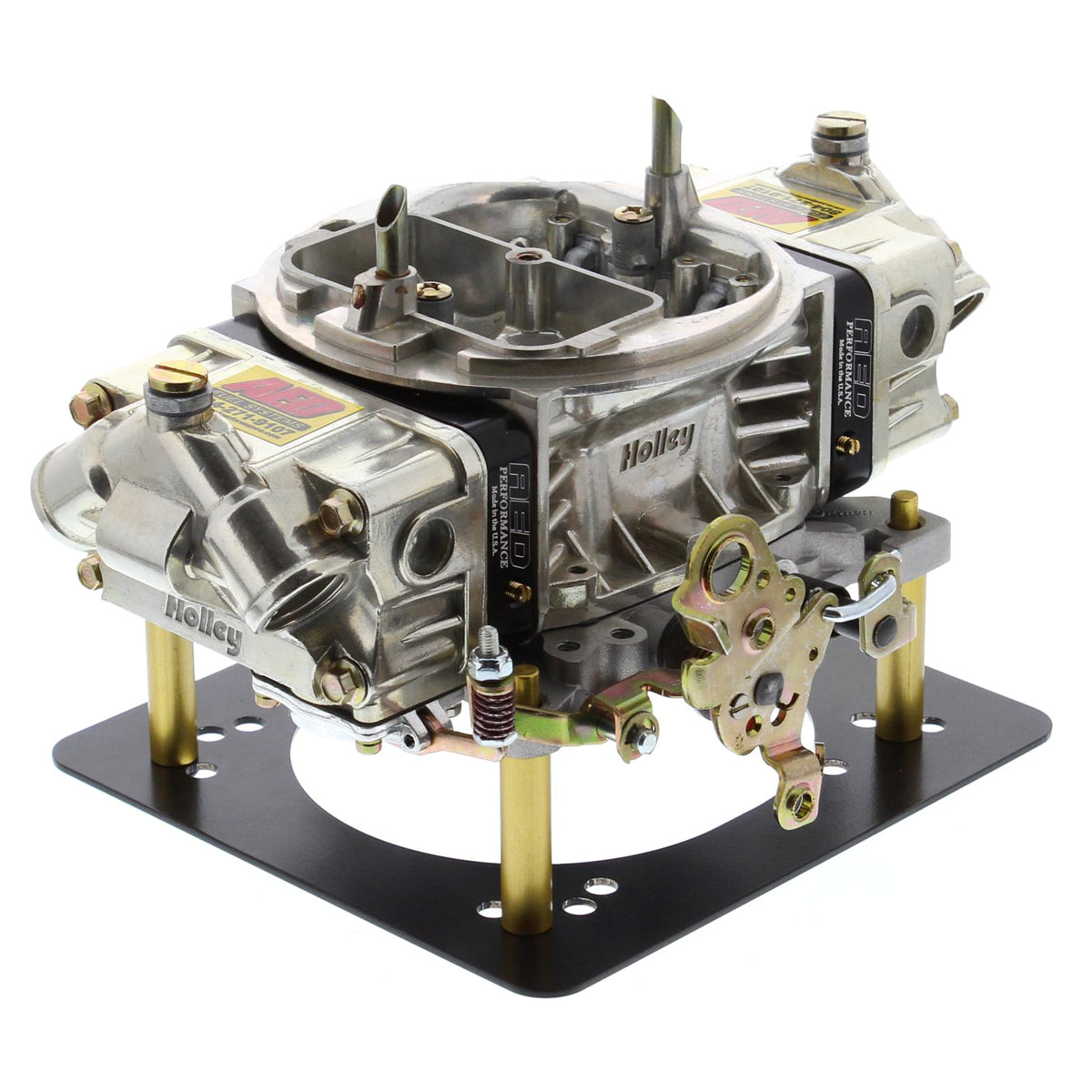 Advanced Engine Design AL750HO-BK 750 CFM HO Series 4-Barrel Carburetor with Square Bore and Mechanical Secondary in Black Anodized Aluminum