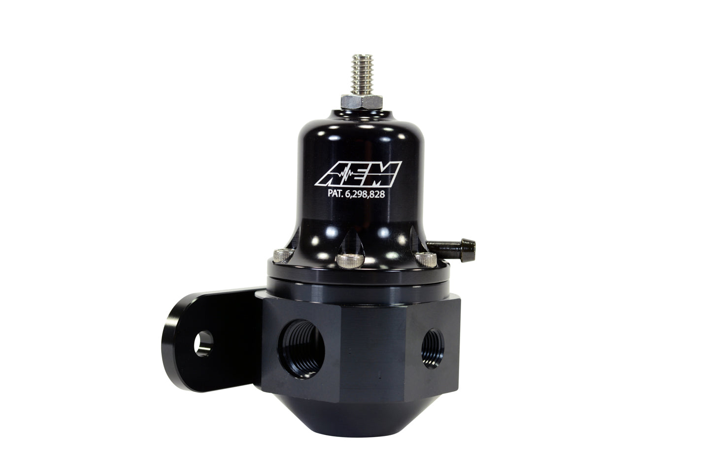 AEM Electronics 25-305BK Universal Adjustable Fuel Pressure Regulator with 40 to 130 PSI Range