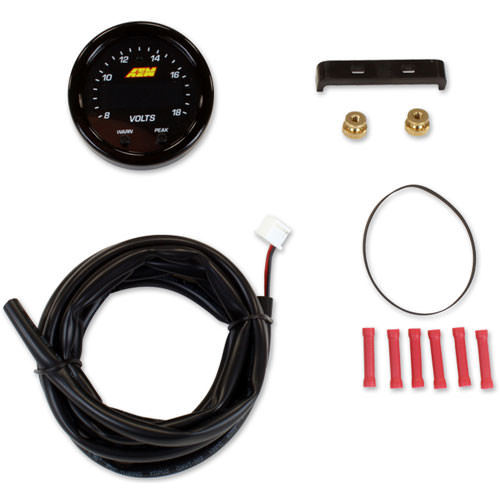 AEM Electronics X-Series Volt Gauge 8-18 Volt Digital Panel Meter