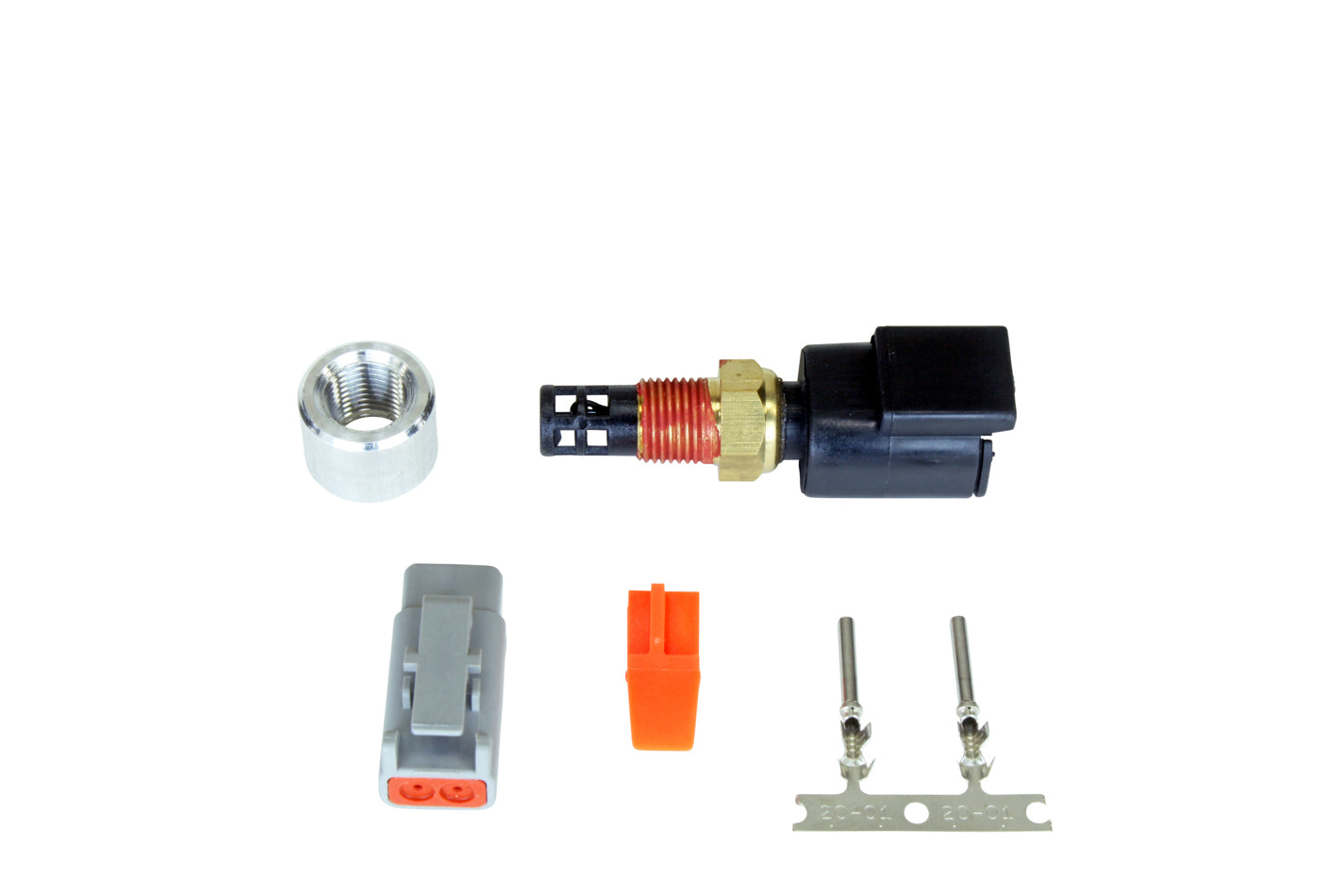 AEM Electronics 30-2014 Air Temperature Sensor Kit 1/8 Inch NPT Male Thread Aluminum Weld-On Bung