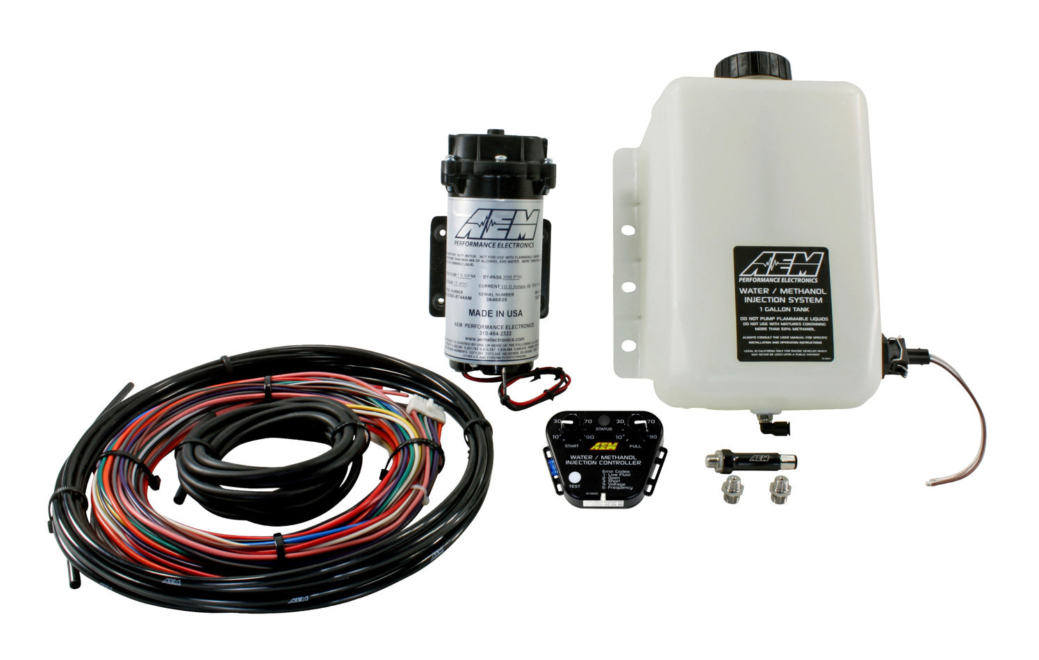 AEM Electronics Water Injection Kit V3 1 Gallon for Naturally Aspirated Engines