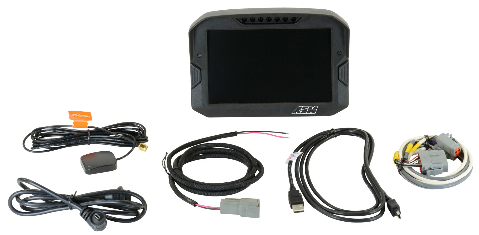 AEM Electronics CD-7LG Digital Dash Display with GPS Logging and Carbon Finish