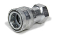 AEROQUIP FBM3113 Quick Disconnect Radiator Refill Coupling, Female Half, 1/2 in NPT, Steel, Zinc Plated