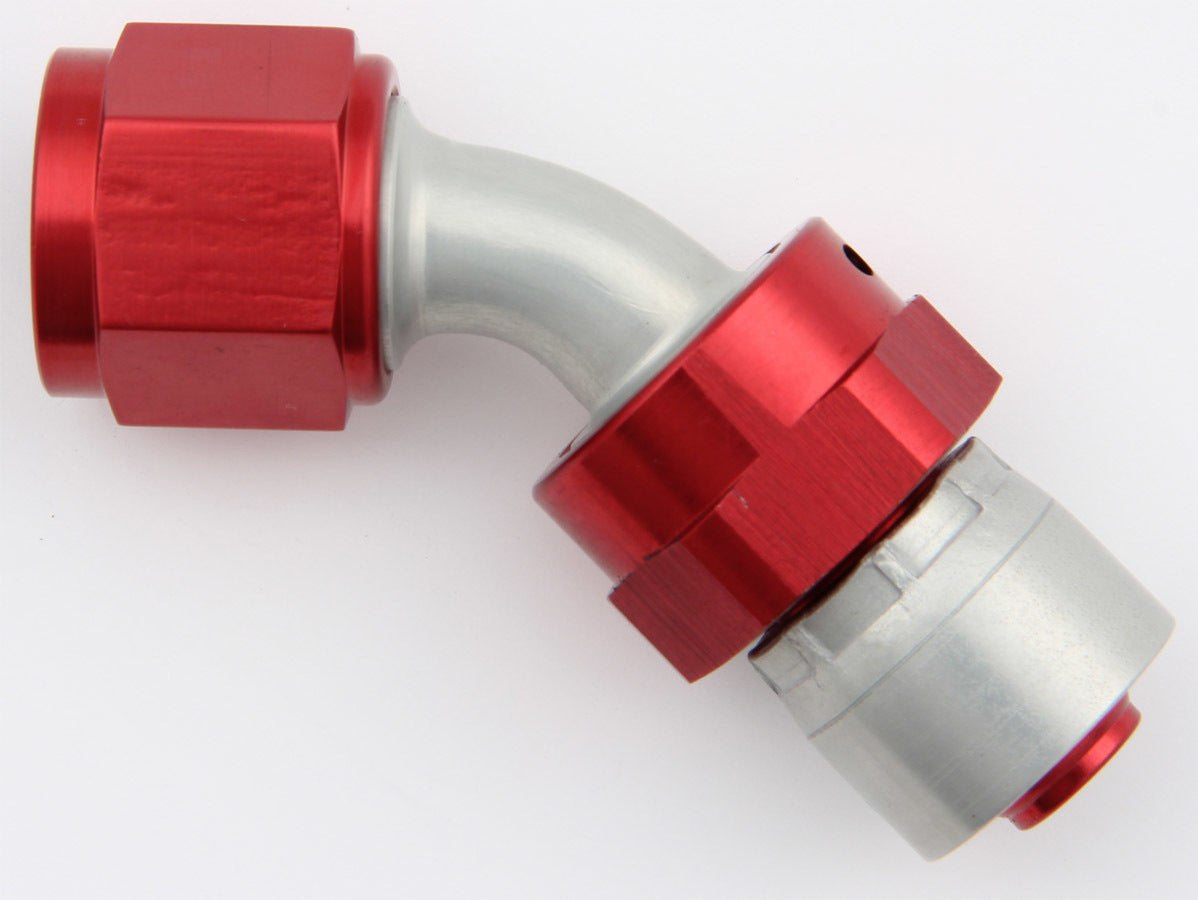 Aeroquip FBM4224 #10 45 Degree Startlite Crimp Fitting with Aluminum Construction