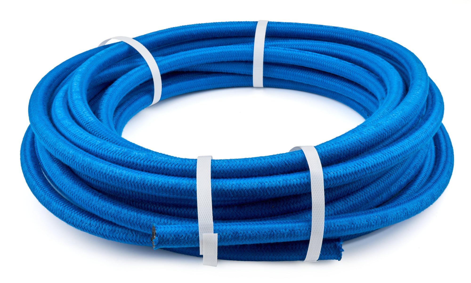 Aeroquip FC300-06-06000 Braided Fabric Rubber Hose, 6 AN, 50 Feet, Blue