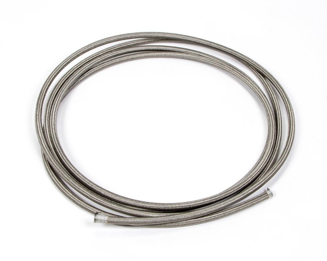 AEROQUIP FCC0310 Teflon Racing Hose 3AN, 10 Feet, Braided Stainless Steel, Natural Finish