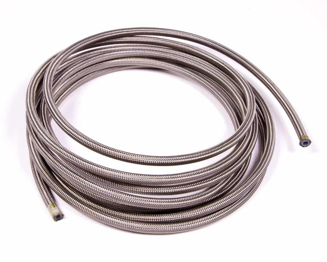 Aeroquip FCC0415 Teflon PTFE Racing Hose with Braided Stainless Steel, 4 AN, 15 Feet