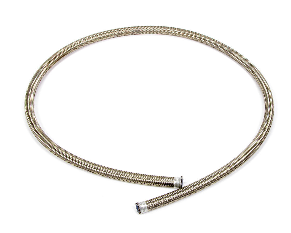 Aeroquip FCC0603 Teflon Racing Hose with 6AN Fittings, 3 Feet, Braided Stainless Steel and PTFE, Natural Finish
