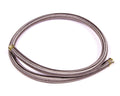AEROQUIP FCC0803 #8 PTFE Racing Hose 3 Feet Braided Stainless Steel Natural Finish