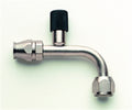 Aeroquip FCE1834 90 Degree -10 Air Conditioning Fitting with Charge Port and O-Ring for Refrigerant Lines