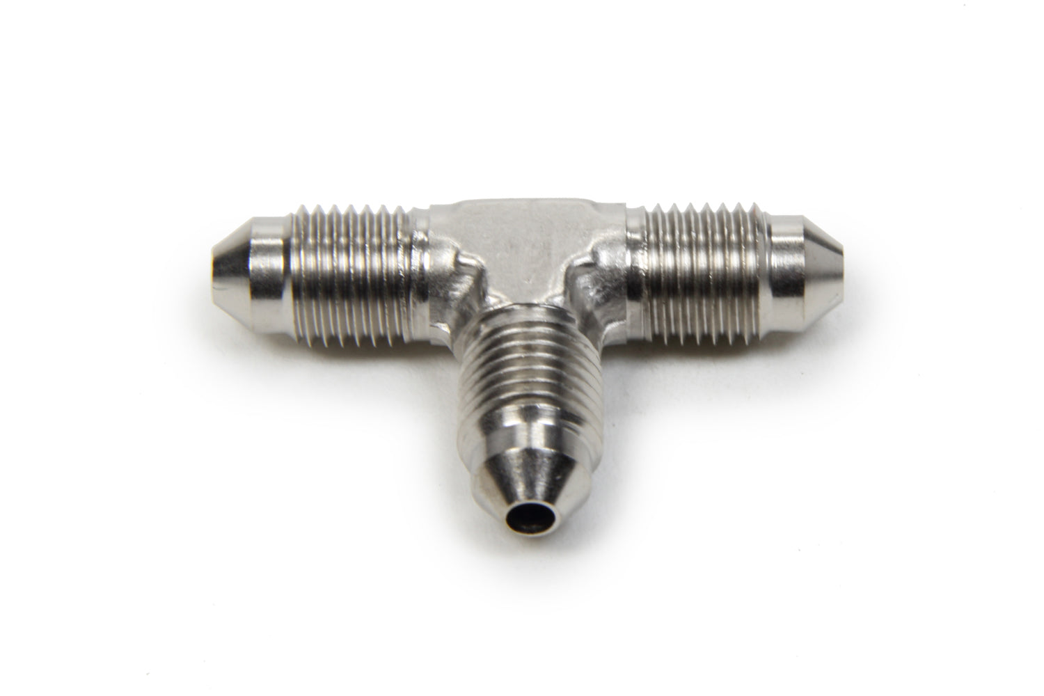 Aeroquip FCE2060 3AN Union Tee Fitting Aluminum Nickel Plated