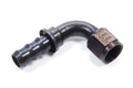 AEROQUIP FCL1534 #10 90 Degree Socketless Fitting for 10 AN Hose, Aluminum Black Anodized