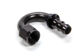 AeroQuip FCL1564 #10 180 Degree Socketless Hose End Fitting Aluminum Black Anodized