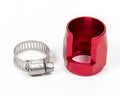 Aeroquip FCM1004 Pro-Clamp #10 Worm Gear Aluminum Hose Clamp with Red Anodized Finish
