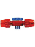 Aeroquip FCM1068 Dual Feed Banjo Fitting with Straight Hose End for 6 AN and 12 mm x 1.50 Banjo Connections