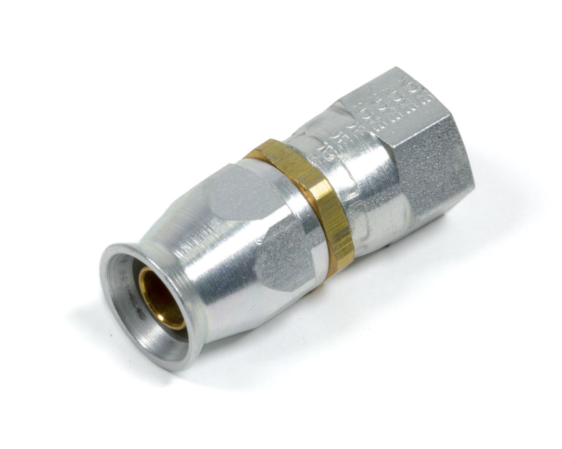 Aeroquip FCM1103 #6 Steel Swivel PTFE Racing Hose Fitting, 6 AN Female to Straight