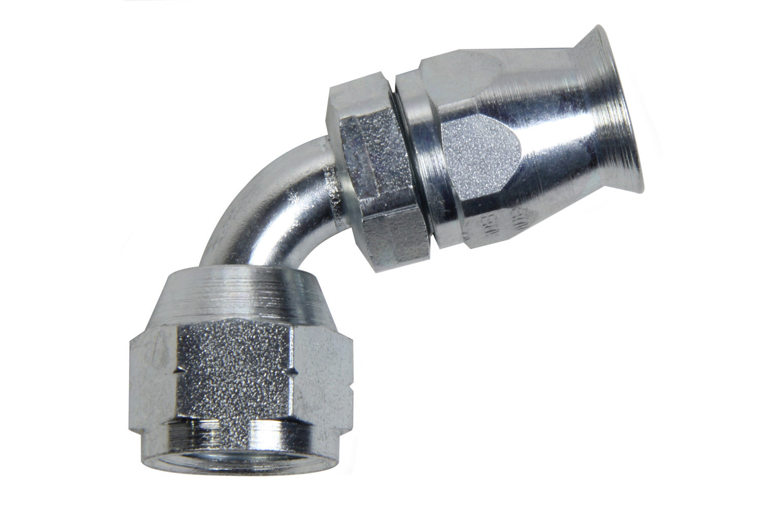 AEROQUIP FCM1136 #6 90 Degree PTFE Racing Hose End with Steel Fitting
