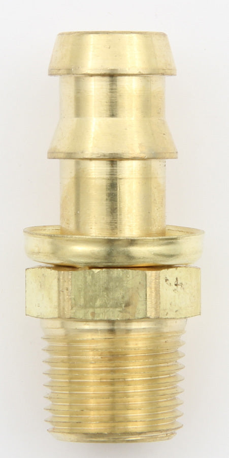 Aeroquip FCM1207 #6 - 1/4 Inch Socketless Male Fitting with 6 AN Hose Barb and 1/4 Inch NPT Male Thread