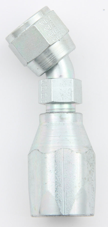 AeroQuip FCM1386 #6 45 Degree Steel Hose End Fitting for 6 AN High Pressure Hose