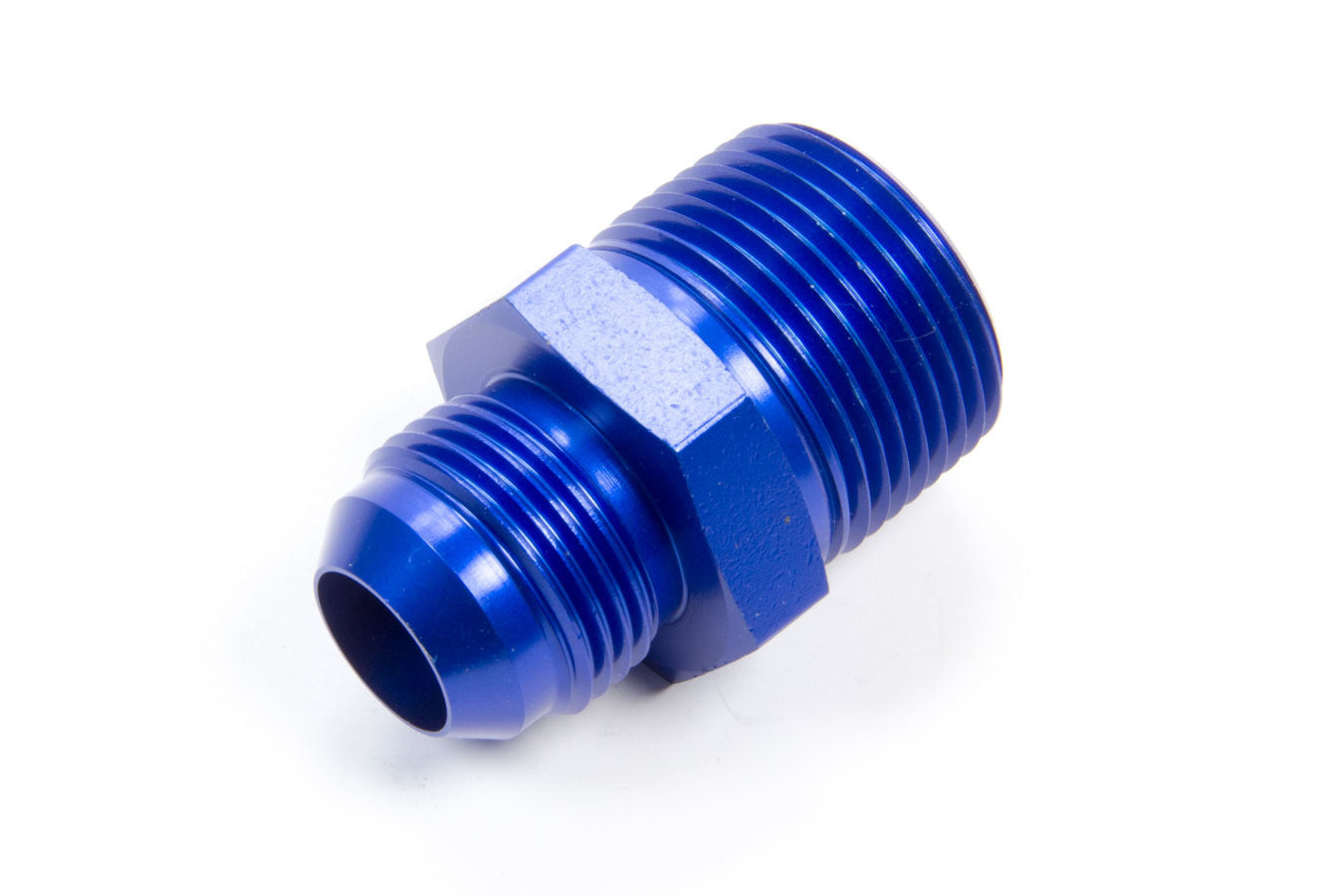 AEROQUIP FCM2014 -12 AN Male to 1 Inch NPT Male Aluminum Adapter, Blue Anodized