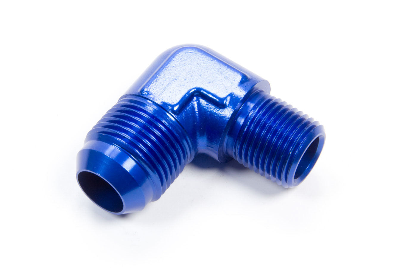 AEROQUIP FCM2017 90 Degree 12 AN Male to 1/2 Inch NPT Male Aluminum Fitting