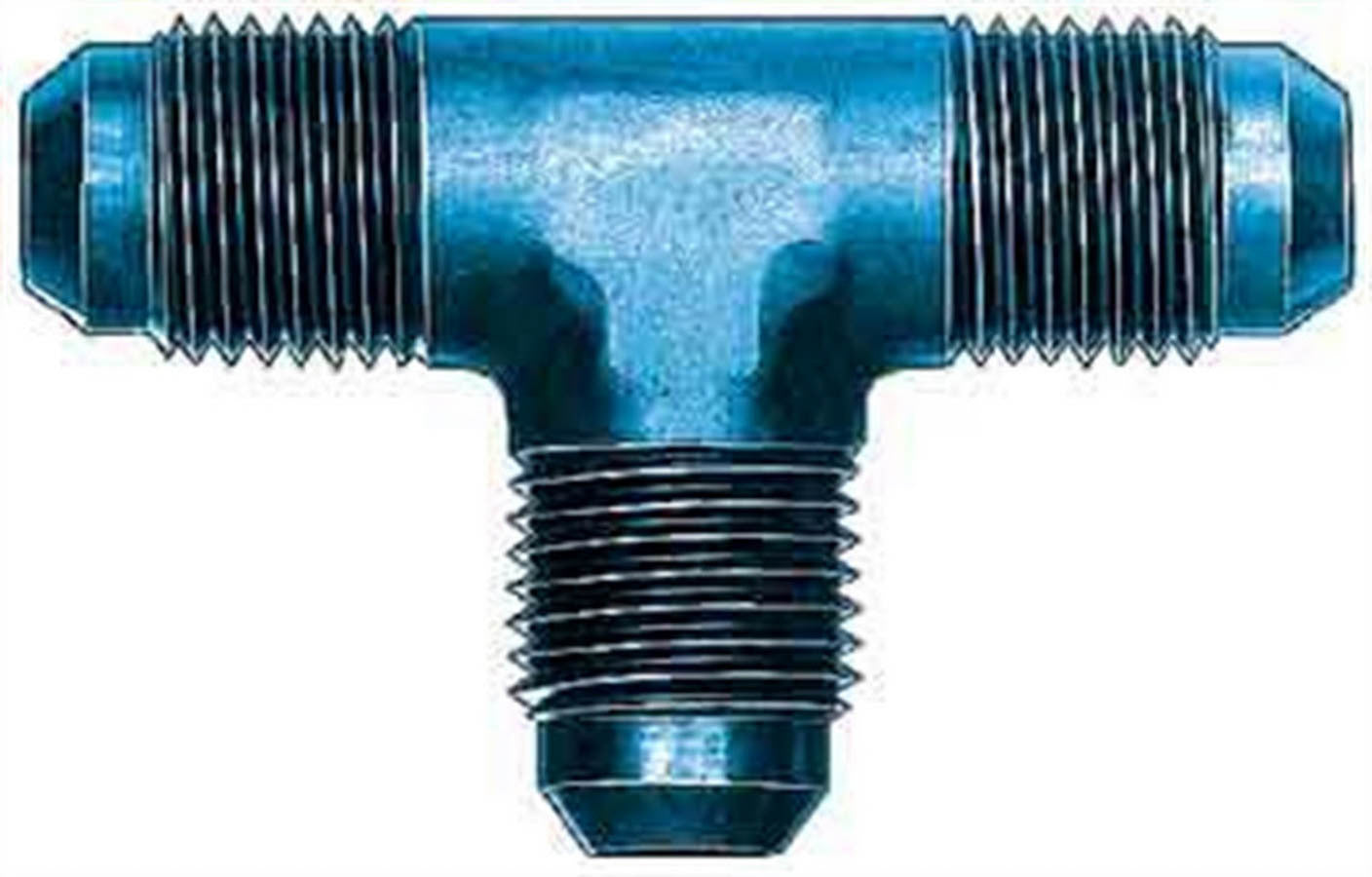 Aeroquip FCM2065 #12 Flare End Union Tee Aluminum Blue Anodized