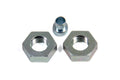 Aeroquip FCM2095 #3 Steel Bulkhead Fitting Nut, 3 AN Size, Natural Finish, Pair
