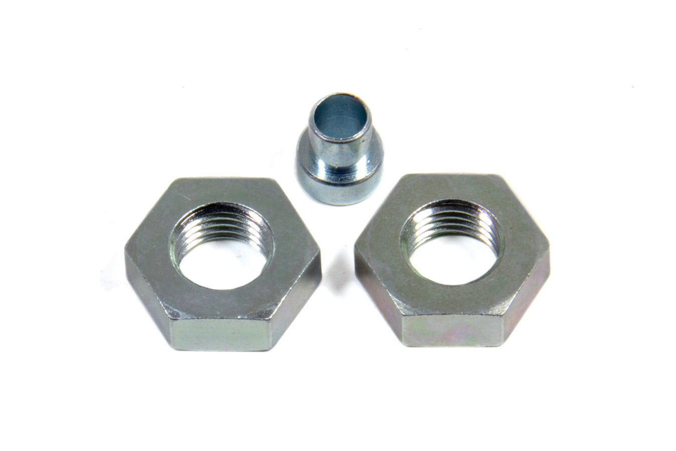 Aeroquip FCM2095 #3 Steel Bulkhead Fitting Nut, 3 AN Size, Natural Finish, Pair