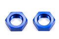 Aeroquip FCM2100 Alumina #6 Locknut Blue Anodized Aluminum Bulkhead Fitting Nut