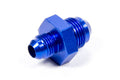 AeroQuip FCM2160 #8 AN Male to #6 AN Male Straight Adapter Aluminum Blue Anodized
