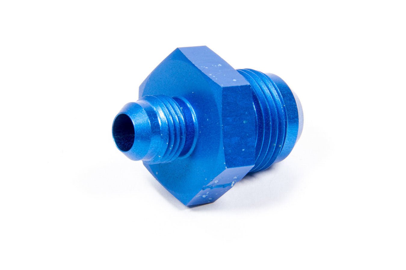Aeroquip FCM2162 #10 Flare to #6 Flare Aluminum Adapter, Blue Anodized