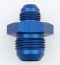 Aeroquip FCM2166 Straight 12 AN Male to 8 AN Male Aluminum Fitting, Blue Anodized