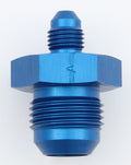 AEROQUIP FCM2188 #10 to #4 Union Reducer Adapter, Aluminum Blue Anodized