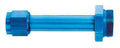 AEROQUIP FCM2193 Carburetor Inlet Fitting, 6 AN Female to 7/8-20 in Male, Aluminum, Blue Anodized