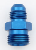 AEROQUIP FCM2246 #6 to 12mm x 1.50 Male Adapter, Aluminum, Blue Anodized