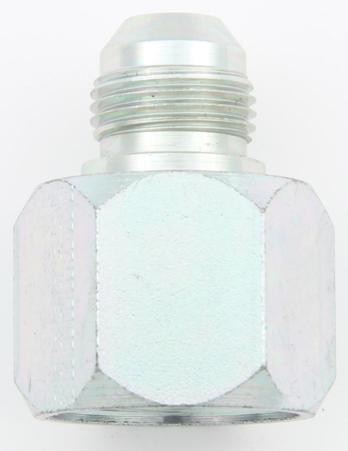 AEROQUIP FCM2414 #12 to #8 Reducer Steel Adapter with Zinc Oxide Finish