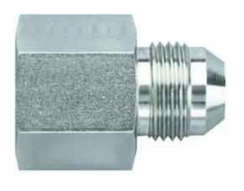 Aeroquip FCM2422 Steel 12 AN Female to 10 AN Male Straight Adapter Fitting
