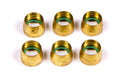 AEROQUIP FCM2431 -8 AN Brass Compression Ferrule Set of 6 for High-Pressure Air and Hydraulic Applications