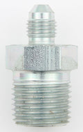 AEROQUIP FCM2524 #4 AN Flare to 1/2 Inch Pipe Adapter, Steel, Zinc Plated