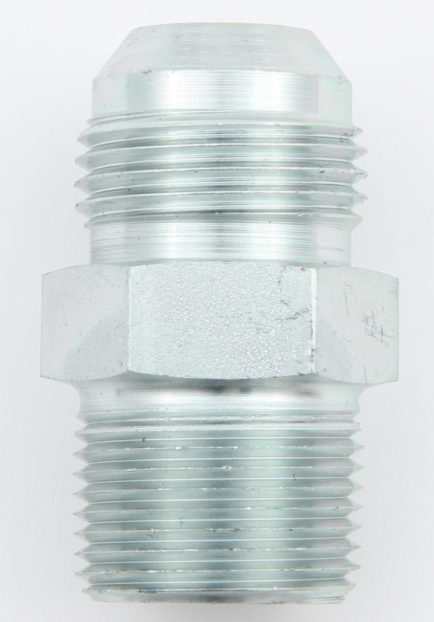 AEROQUIP FCM2525 #6 AN Flare to 1/2 Inch Pipe Adapter, Steel, Zinc Plated