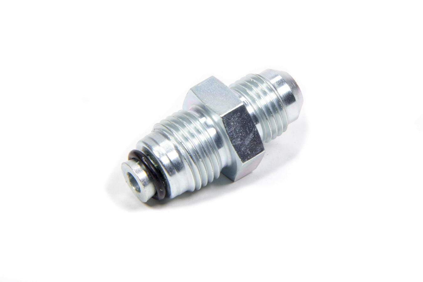 AEROQUIP FCM2608 Saginaw Power Steering Metric Conversion Adapter, 6 AN Male to 16 mm x 1.50 Male, Steel Zinc Plated