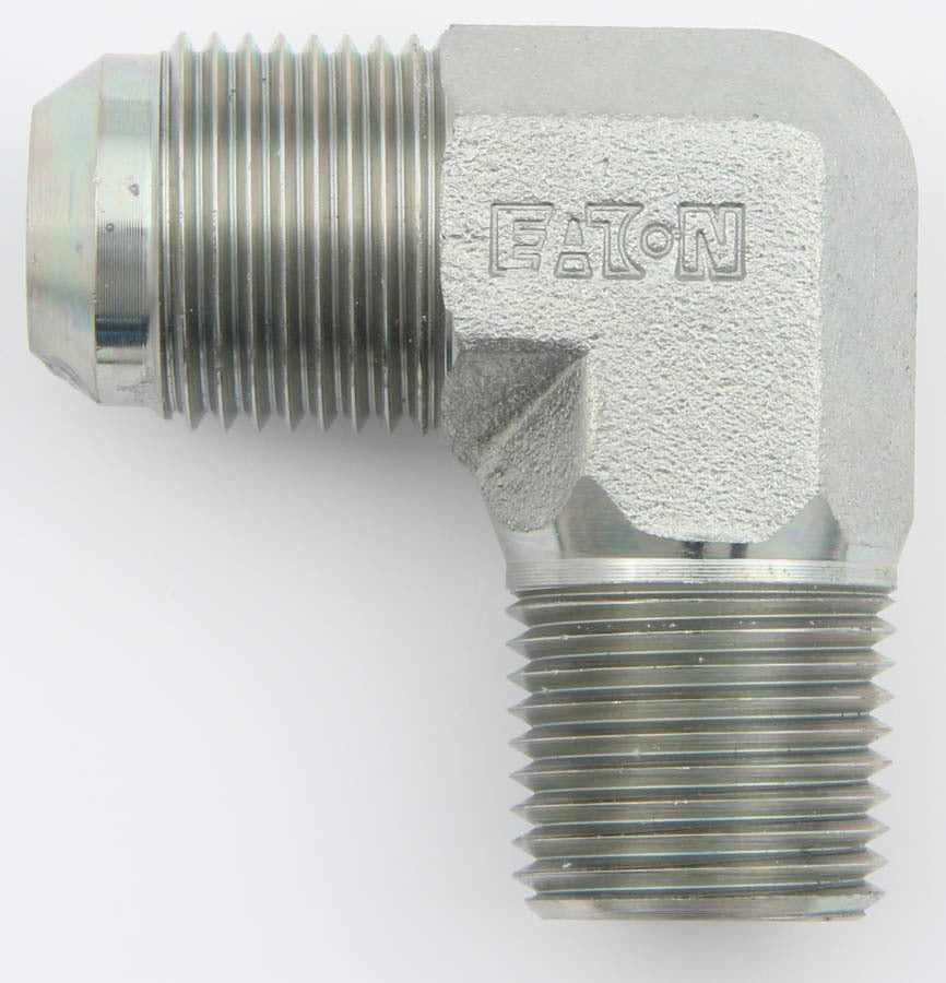 AEROQUIP FCM2621 90 Degree Male Elbow Fitting for 8 AN to 3/8 Inch NPT Steel