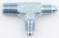 AEROQUIP FCM2703 Male Run Tee Steel 4 AN to 1/4 Inch NPT Adapter
