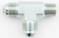 AEROQUIP FCM2705 Steel Male Run Tee, 6 AN Male x 6 AN Male x 3/8 Inch NPT Male