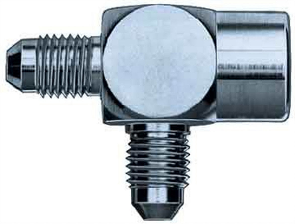 AeroQuip FCM2817 Female Pipe Flare Tee, 1/8 in NPT Female to 3 AN Male, Steel Zinc Plated